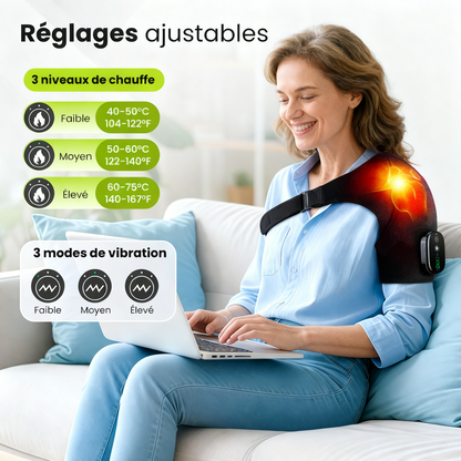 Kinea - Attelle de massage chauffant sans fil